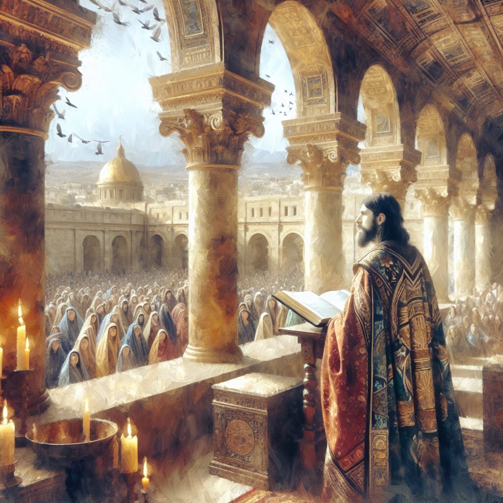 Ezekiel 46:23