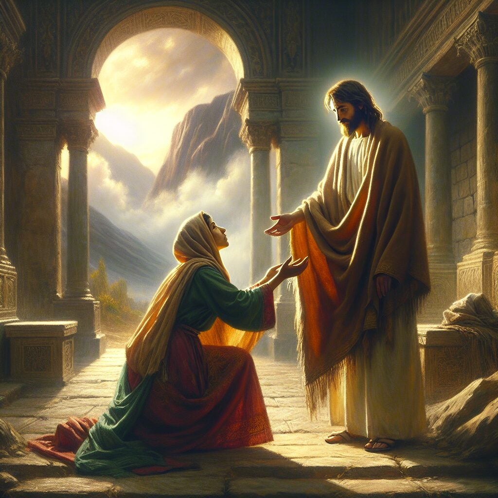 Luke 8:47