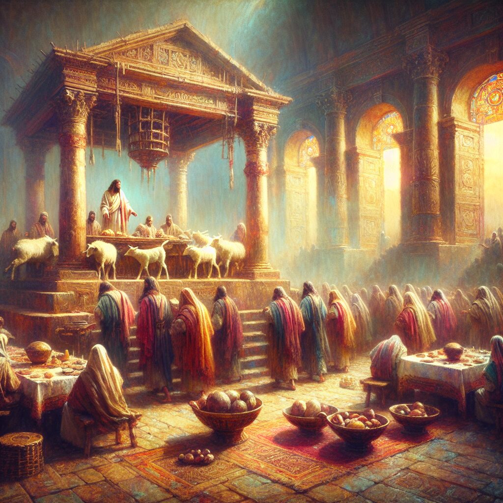 Ezekiel 43:25
