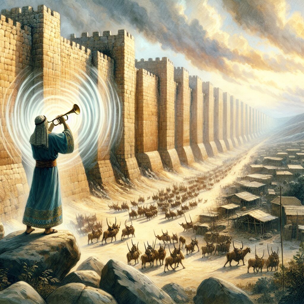 Joshua 6:16